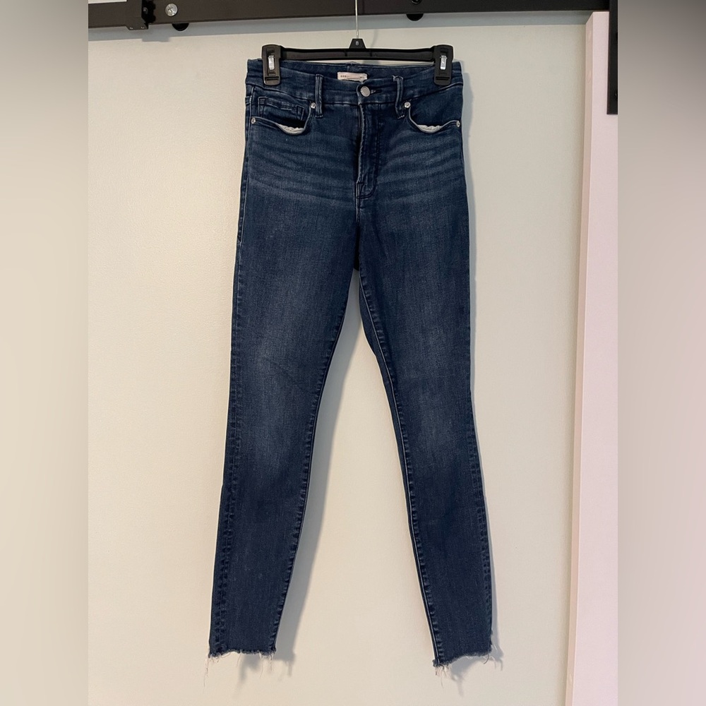 Good American Dark Indigo Skinny Jeans